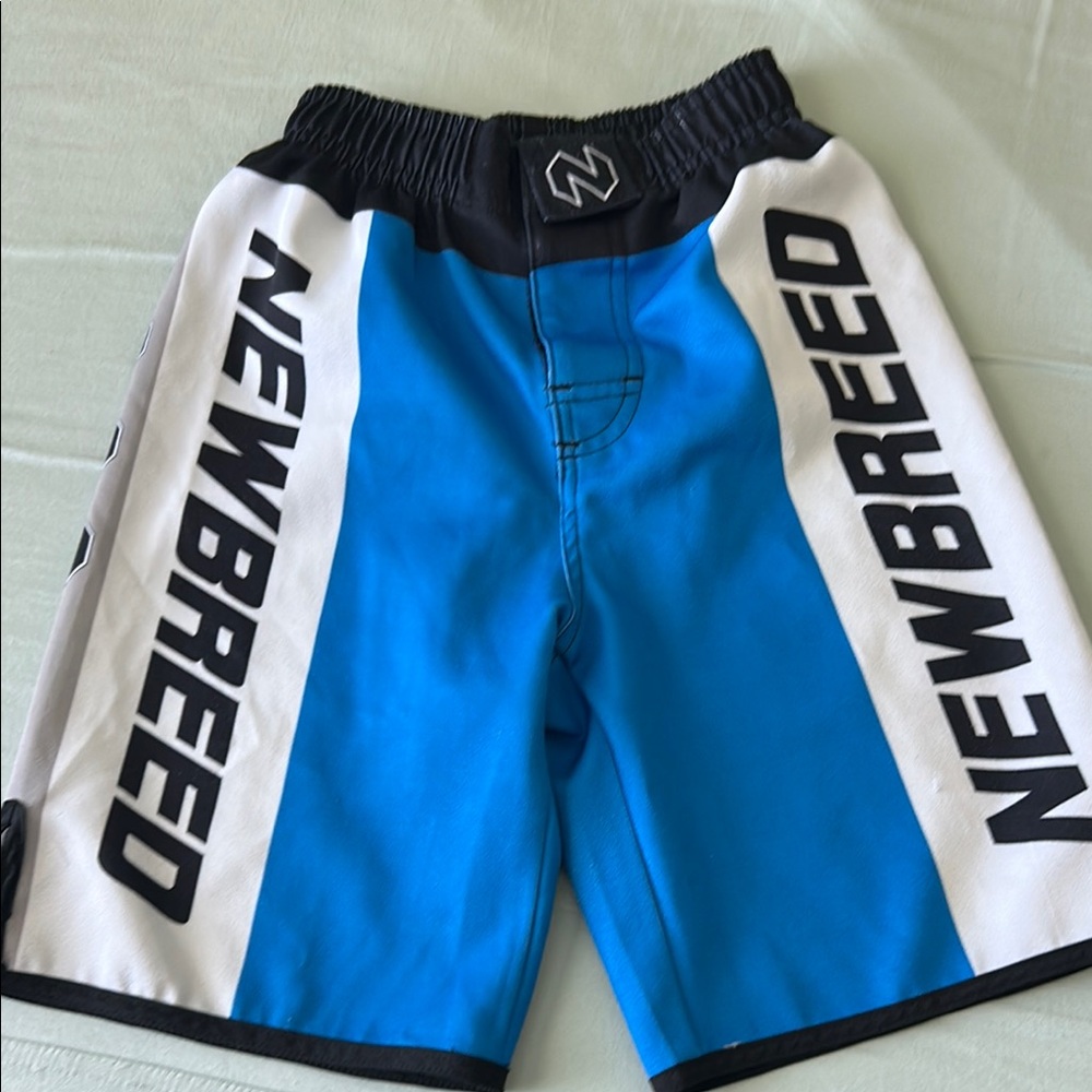 Breed Kids Blue and Black Casual Shorts